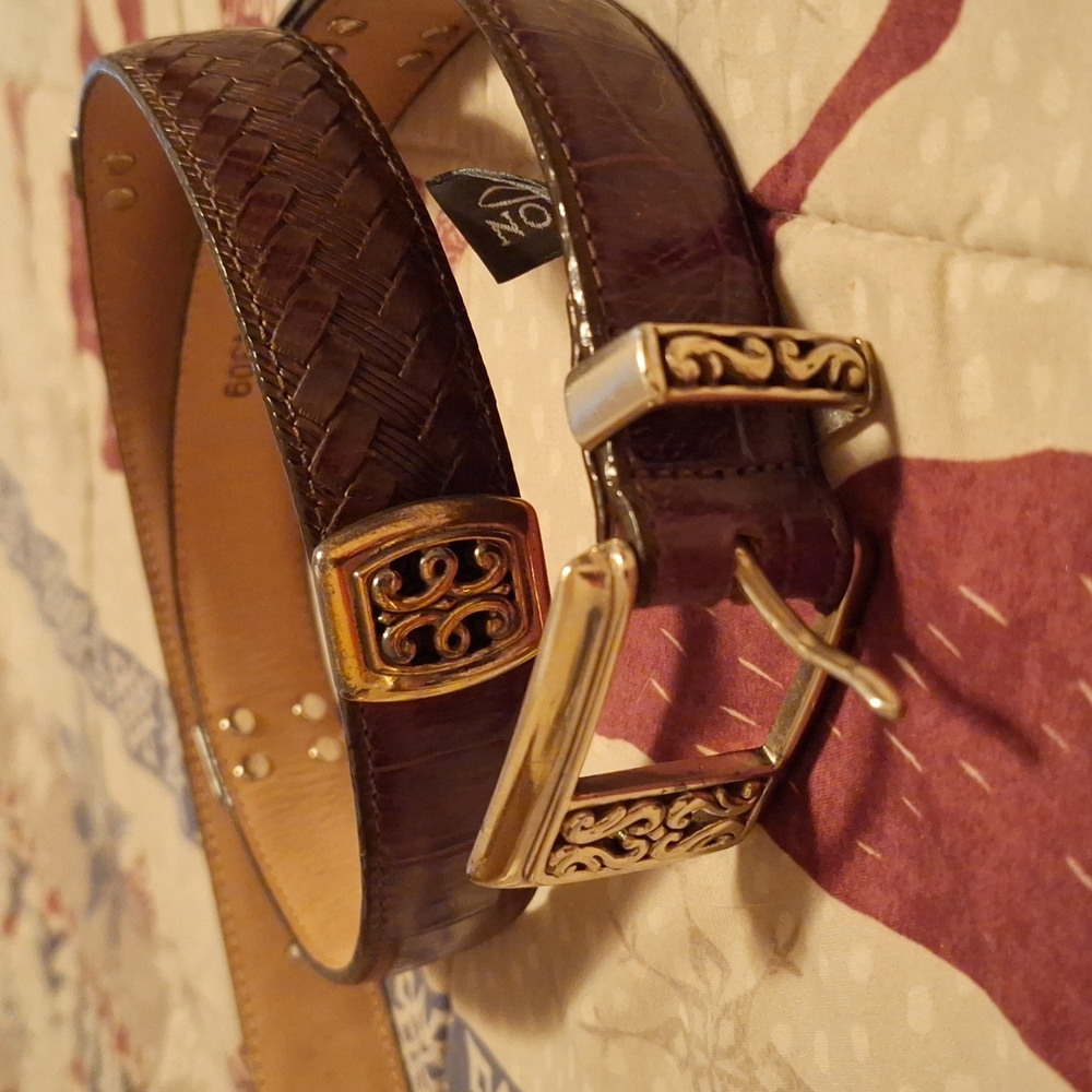 Brighton Leather Belt Sz M